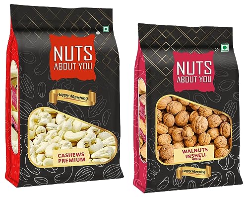Image of NUTS ABOUT YOU Cashews 500g and Walnut Inshell 400g
