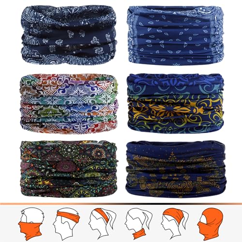 Image of JOEYOUNG Headwear, Bandana, Neck Gaiter Head Wrap Headband Balaclava Magic Scarf
