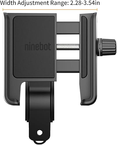 Miniatura 2 de Soporte de teléfono para Segway Ninebot MAX G30 F20 F30 F40 Scooter eléctrico, ajustable eMoped para manillar de bicicleta, soporte de teléfono de
