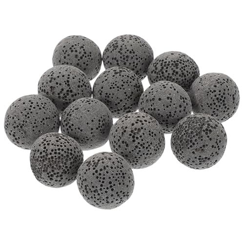 Abaodam Duftsteine für Ätherische Öle 20x Lavasteine 16 mm Vulkanstein Diffusor Passive Diffuser Steine Aromatherapie Duftstein für Zuhause Auto und Büro