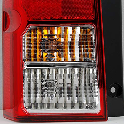 Akkon - Fits Pathfinder Suv Red Clear Rear Tail Light Brake Lamp Brake Lights Driver Left Side Replacement #TOP4