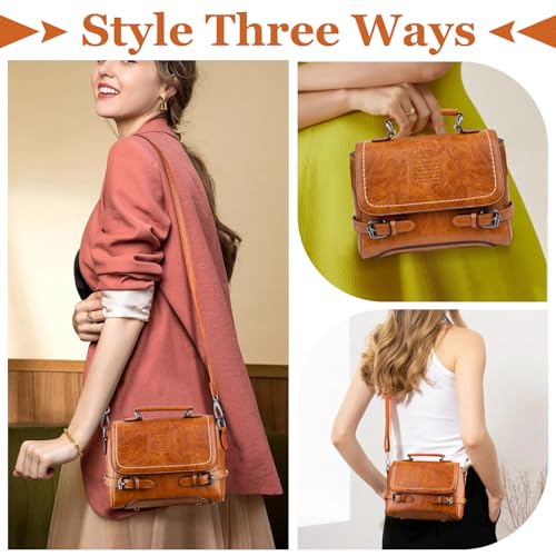 Image of Shoulder Bag for Women, Vegan Leather Classic Crossbody Purses Handbags, Trendy Hobo Bag Tote Purses for Women