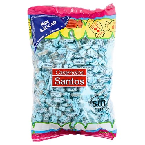 Caramelos de Menta 100% Sin Azúcar MENTOSAN - Caramelos Balsámicos de Menta con Eucalipto y Aceite Esencial de Niauli - bajos en calorías - Alivio Natural para Garganta - Sabor Refrescante e intenso