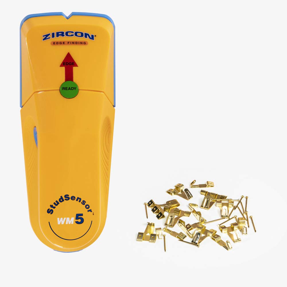 Zircon StudSensor WM5 Edge Finding Stud Finder with Picture Hanging Kit