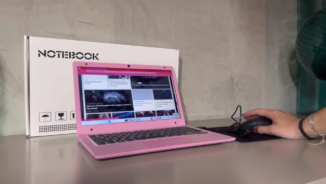 Amazon.com: JSHIX 11.6'' Windows Laptop,Pink mini Laptop,Celeron