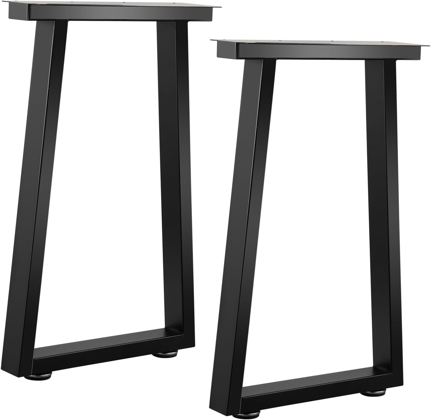ALLCOS 22 Inch Coffee Table Legs Black Metal Bench Legs