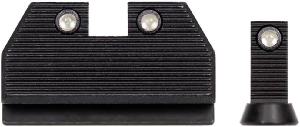 Night Fision Optics Ready Stealth .286-.355 Night Sight Set Compatible with CZ P-10 C/F/S Designed for Lower 1/3rd