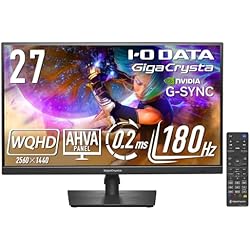 ディスプレイ・モニター本体 IODATA GigaCrysta WQHD 180Hz EX-GDQ271JA Amazon.co.jp: アイ・オー・データ IODATA ゲーミングモニター