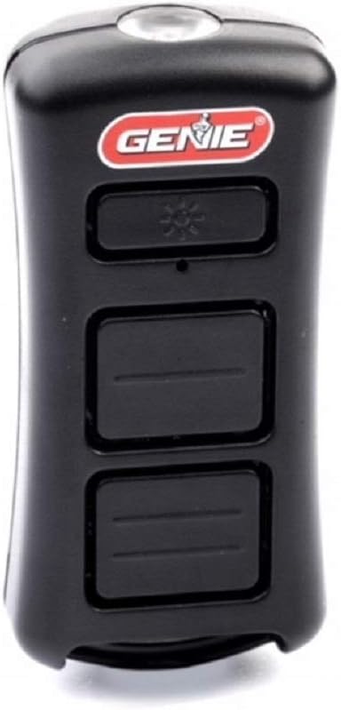 Genie 2-Button LED Flashlight Garage Door Opener Remote - Remote Controls up to 2 Genie Garage Door Openers - Includes LED Flashlight & Lanyard For Easy Carrying - Model GL2T-R - - 