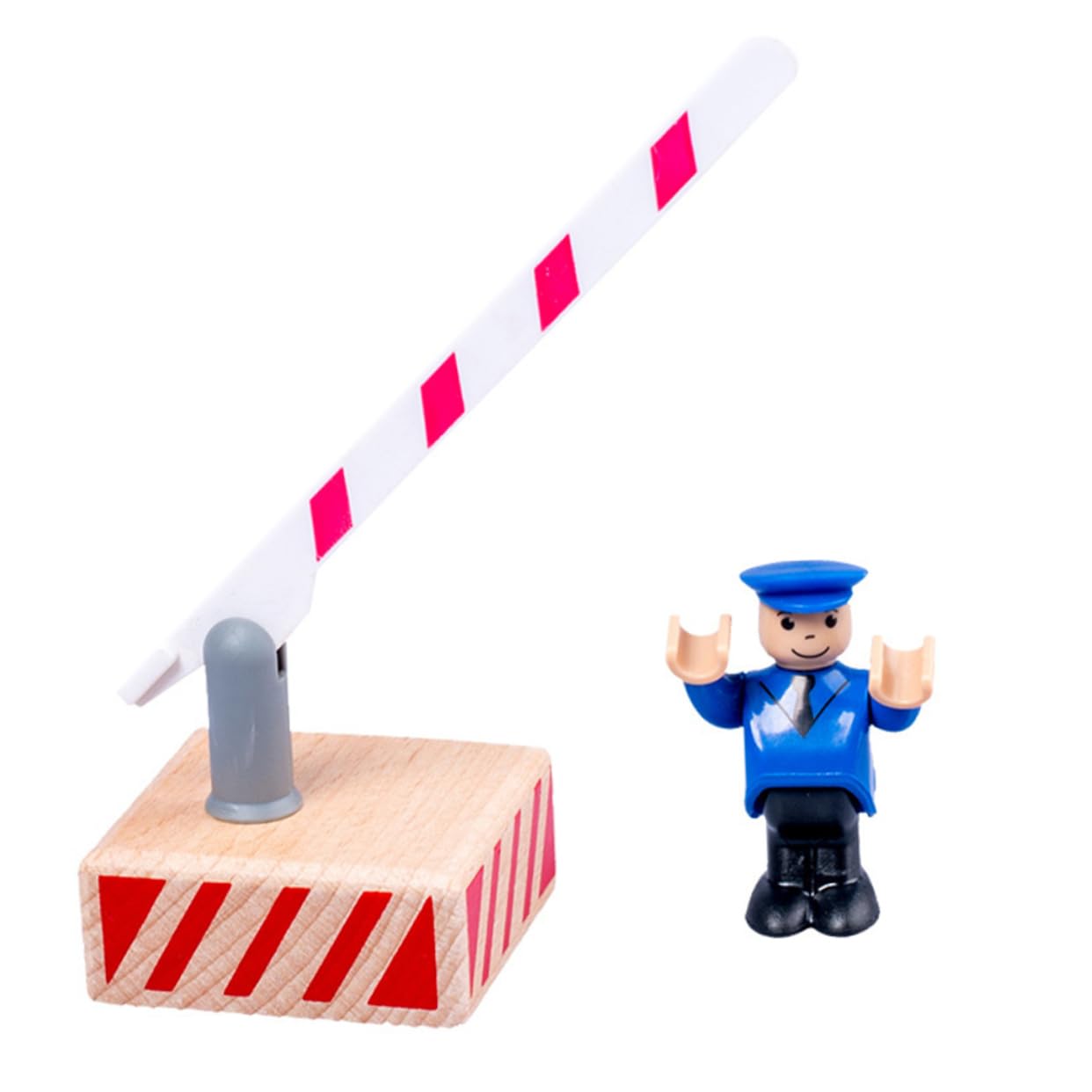 Toyvian 1 Set Traffic Barricade Model Kids Pretend Toys Miniature Road Signs Pretend Play Accessories Role Pretend Playset Toys Street Signs Playset Wood Toys Child Unique Game Set Wooden