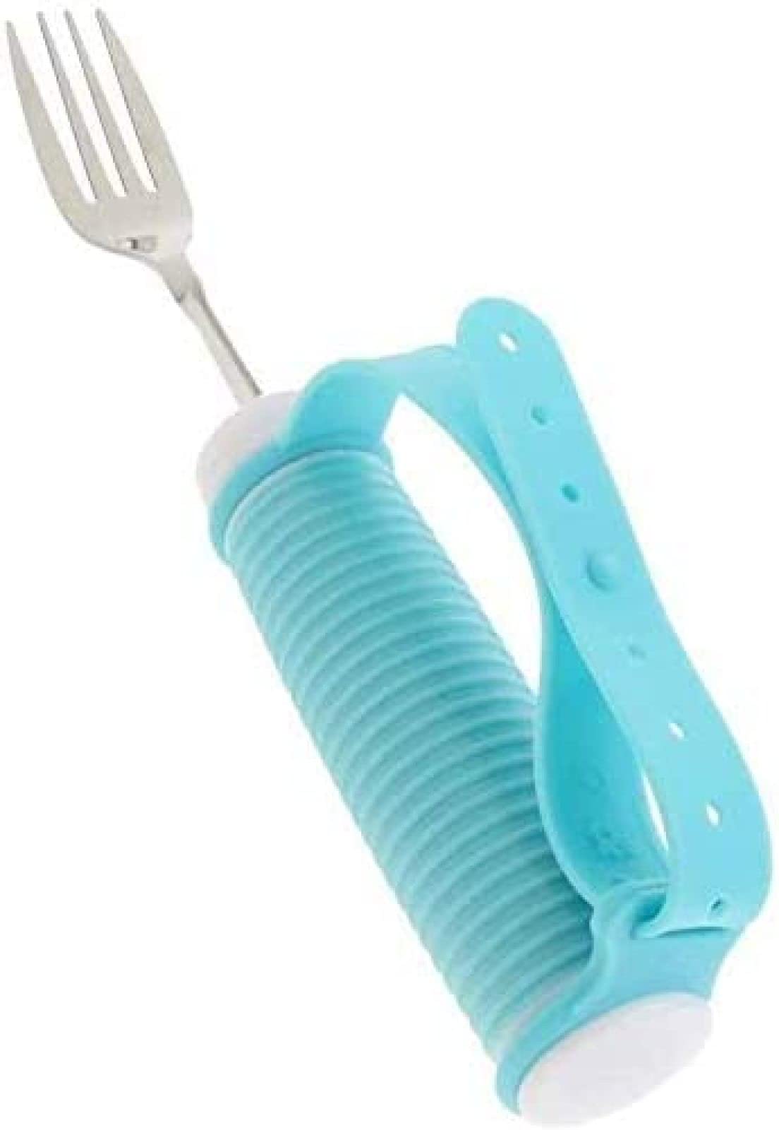 Utensilios para Comer adaptables para Personas Mayores/Artritis/Agarre Manual débil y discapacitados, vajilla de fácil Agarre para Parkinson y temblores de Manos: Ayuda para Comer Cubiertos