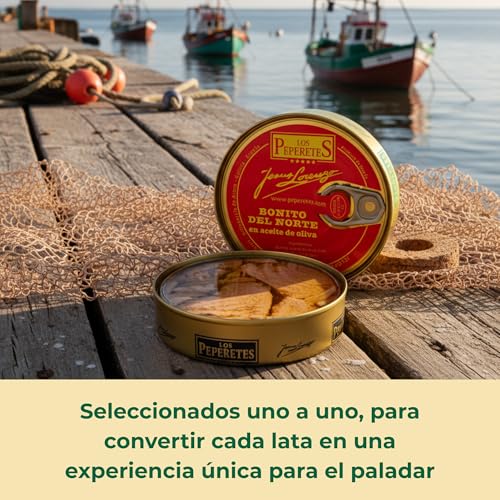 Miniatura 6 de Los Peperetes Bonito En Aceite De Oliva 120 G Bonito Del Atlántico Gourmet Conserva Artesanal Gallega Envasado A Mano Con Aceite De Oliva Virgen Extra Producto Natural Y Saludable