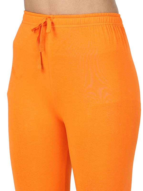Image of Robinbosky Cotton Churidhar Leggings for Women - Stylish, Stretchable & Flattering Fit for All-Day Comfort