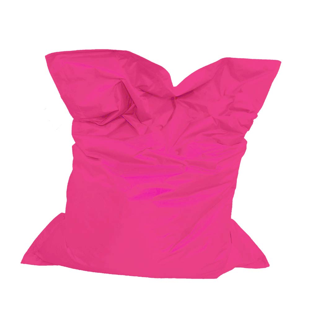 Pouf XXL per esterni e interni, Lazy Place, lavabile, impermeabile, con sacco interno (magenta)