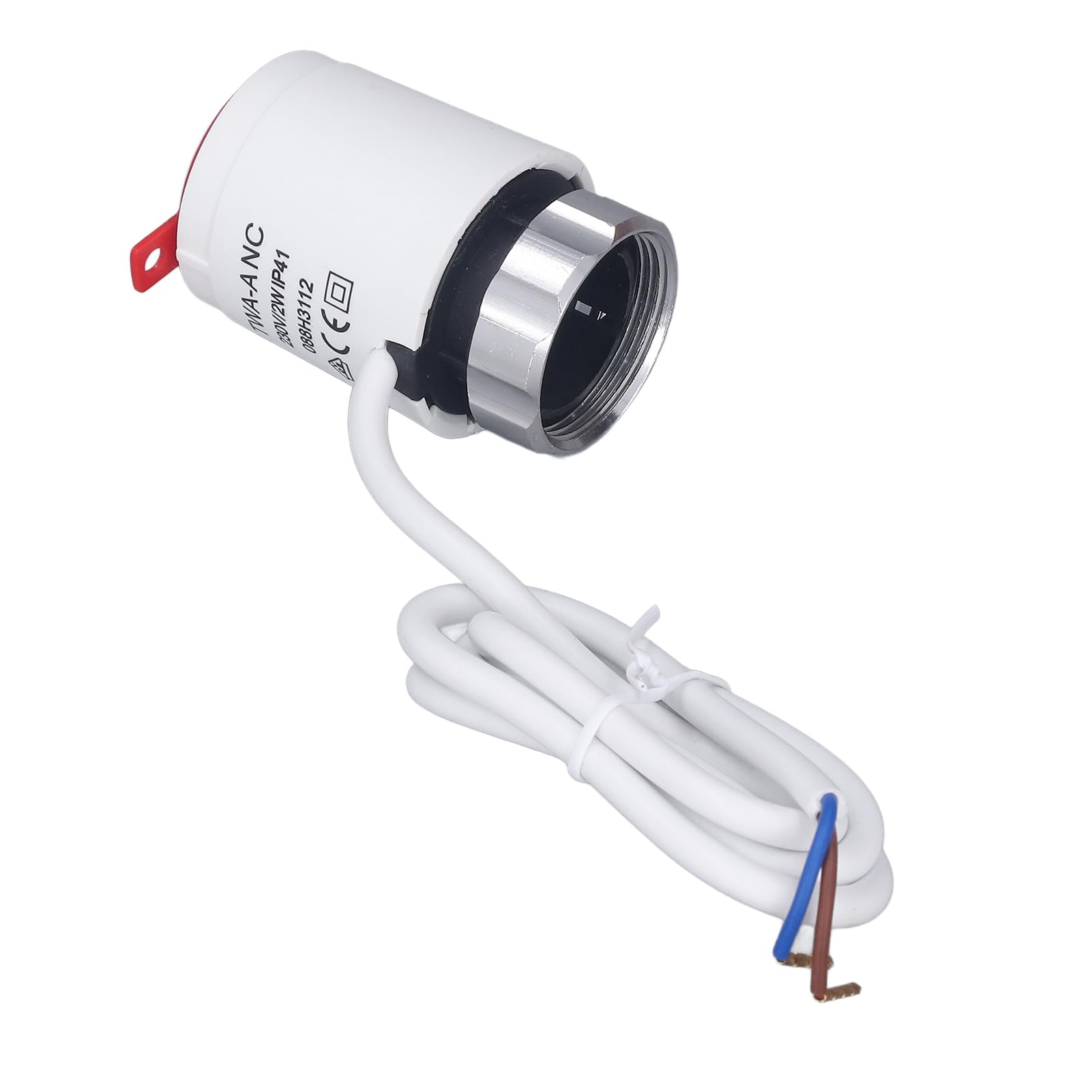 Siłownik Elektrotermiczny Kompaktowy 230VAC 300MA M30x1,5mm Połączenie Nakrętkowe NC Siłownik Elektryczny do Ogrzewania Podłogowego