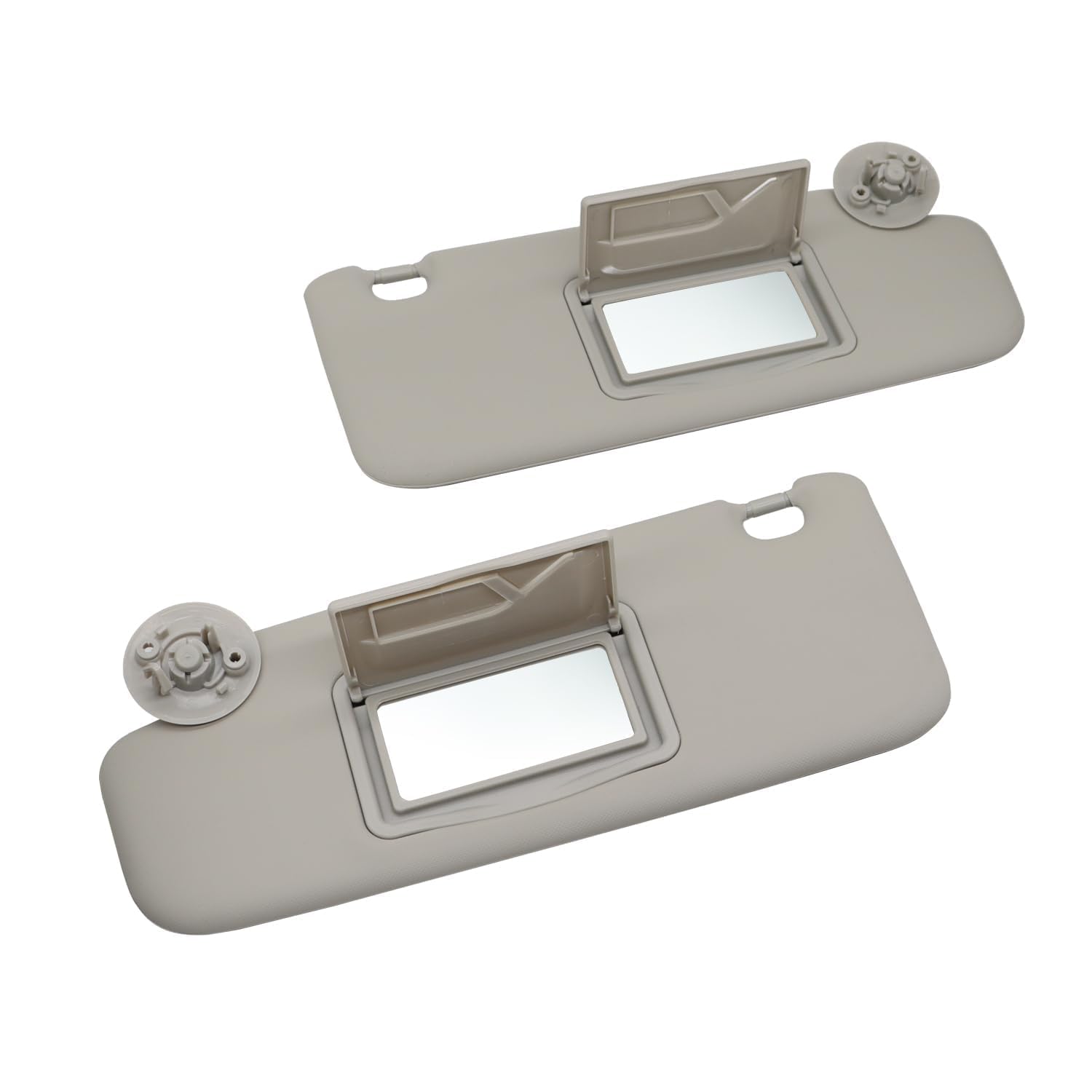 Yunnergo Gray Sun Visor Set Left and Right Side Compatible with Sonic 2012-2020, Compatible with Spark 2011-2022 42478247 42478249
