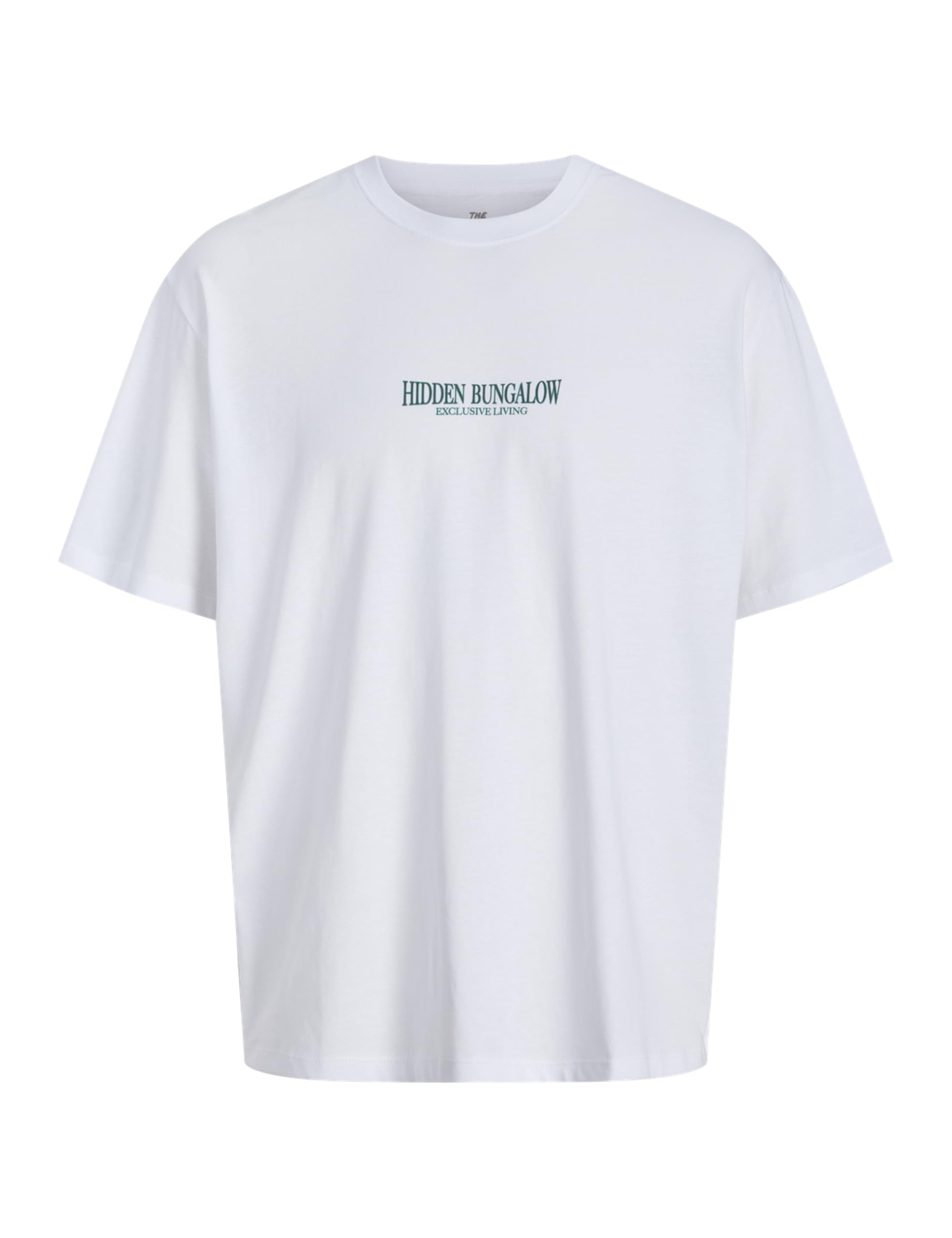 JACK & JONES Jorwowie Tee SS Crew Neck Tg, Bright White, XXL