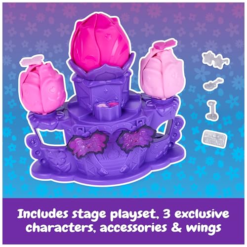 Image of Hatchimals Bloomables Flower Fest 3-Pack & Stage Playset, Ages 4+ | Bloom 3 Surprise Collectible Characters, Repeat Reveal, 9 Accessories, Imaginative Storytelling Play, Birthday Gifts for Kids