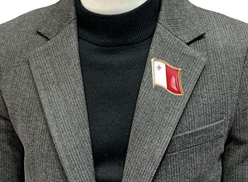 Image of vmcoatdu Country Flag Pin Badge International Travel Brooch Metal Alloy Souvenir Pin for Hat Clothes Backpack