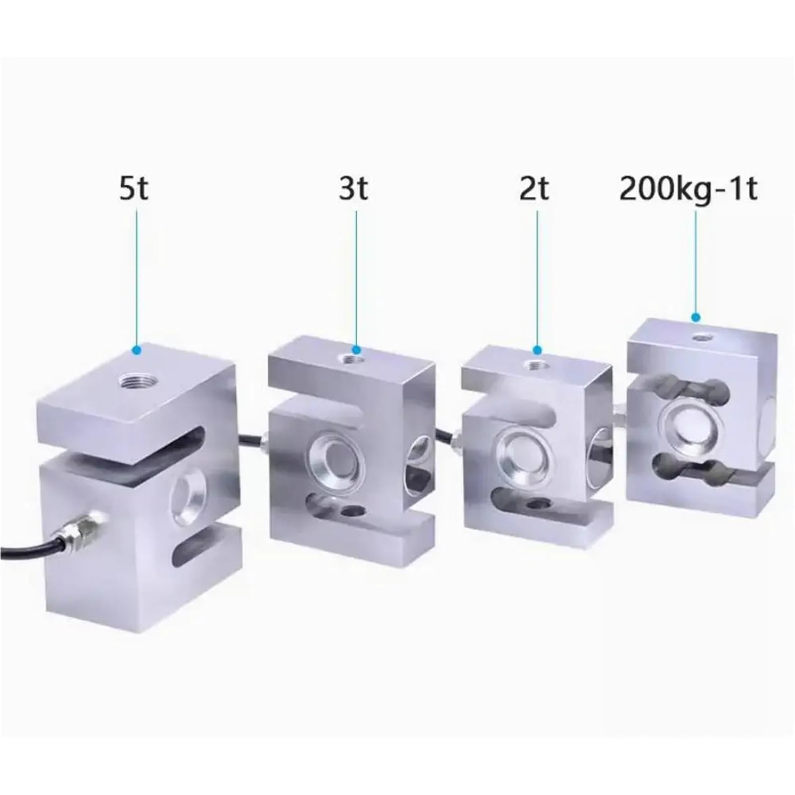 S-Typ-Wägezelle DYTSH 200KG 300KG 500KG 1T Kraftsensor for und Kompression(DYTSH-300KG)