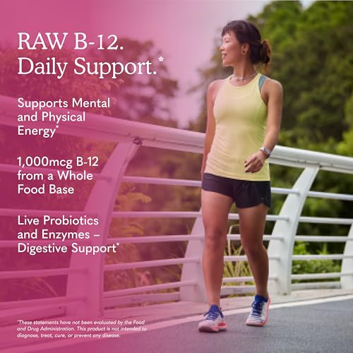 Garden of Life Vitamin Code Raw B-12 Methylcobalamin, Vegan, 30 Capsules | Vitamin B12 for Digestive, Metabolism, Energy Support - Formula with Probiotics and Enzymes, Non-GMO, Gluten-Free - image 4