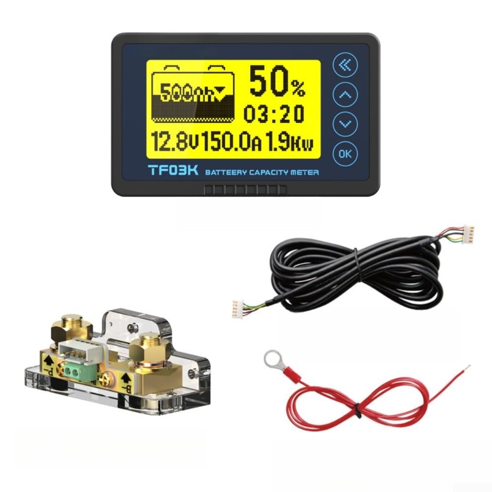 für lifepo4 Batteriemonitor 8-120V 0.5% Genauigkeit für lifepo4(yellow light 350A)