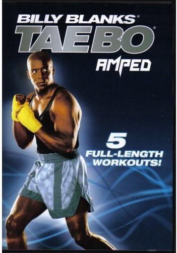 BILLY BLANKS TAE BO AMPED - 5 Workouts DVD Set - Jump Start Cardio, Fat Burn ...
