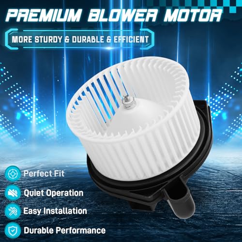 Image of IRONTEK 89019178 HVAC Blower Motor with Fan Cage for 2004-2012 for Chevrolet Colorado, 2003-2006 SSR, 2004-2012 for GMC Canyon, 2006 for Isuzu i-280 i-350, 2007 for Isuzu i-290 i-370 700187 15-80588
