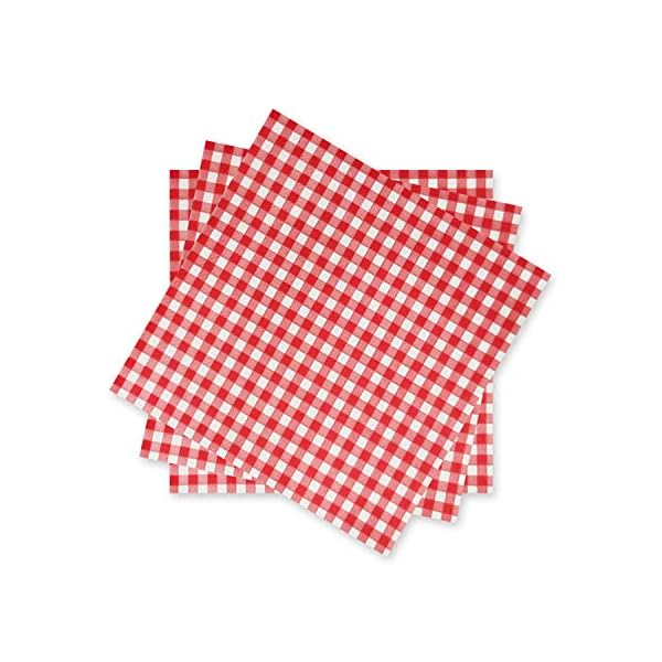   Gatherfun-Disposable-Red-and-White-Gingham-Paper-Napkins-Pack-of-50