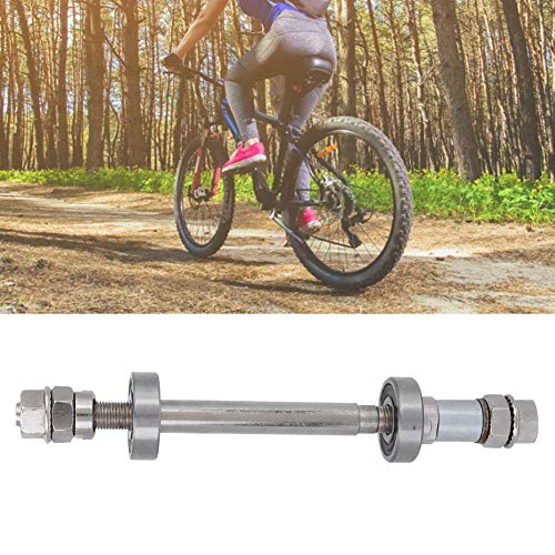 Sealed Ycle Axle,Ycle Wheel Axle,Durable Metal Ycle Wheel Hub Axle Front Rear Solid Shaft Lever Bike Repair Tool(Rear) #TOP4