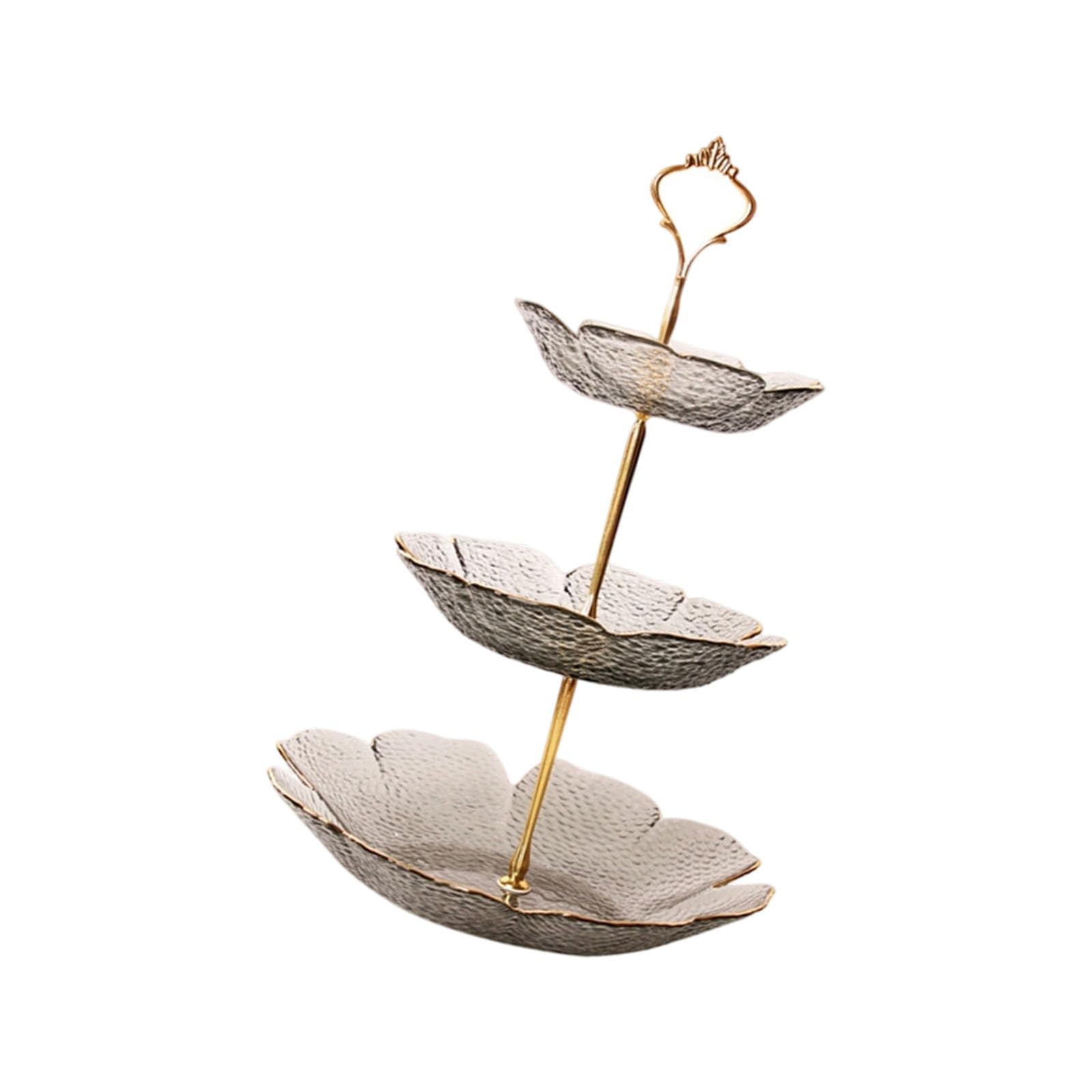 MIDOKSTUA 8 Glass Bowl Set with Gold Edging for Candy Appetizers Permanent Glass Dessert Dishes