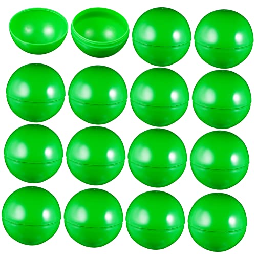 COLLBATH 25 Pcs Green Numbered Raffle Balls Large Fillable Game Balls Props for Parties