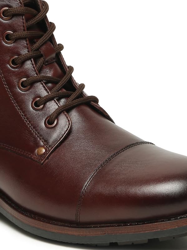 Image of TEAKWOOD LEATHERS LEATHER MEN BOOT