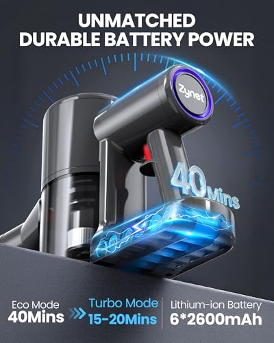 Image of Cordless Vacuum Cleaners for Home, Self-Standing, 500W /45KPA /Max.40Mins