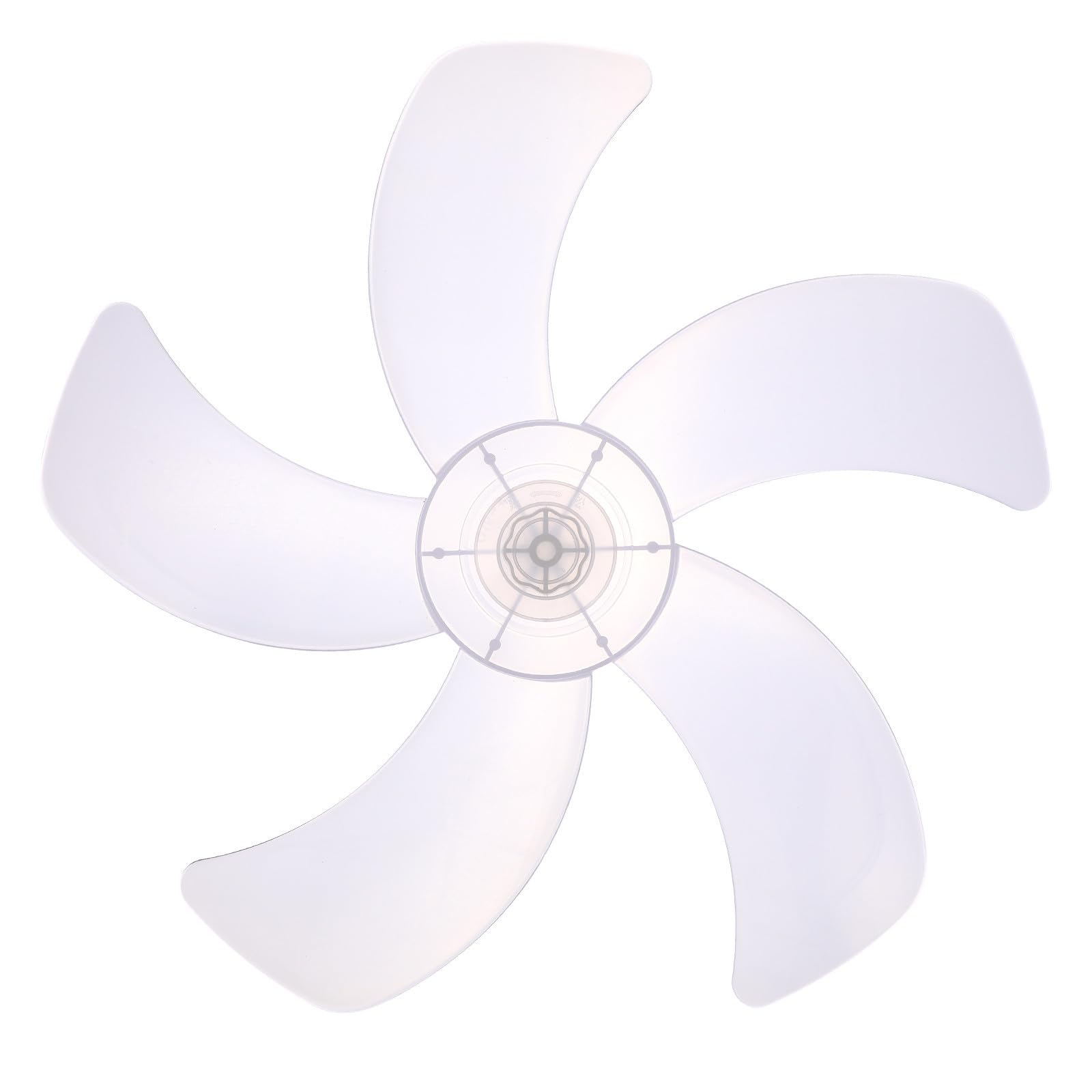 Elektrische Ventilator Rotorblätter aus Kunststoff 5 flügelig 37cm Universal Ersatzlüfterflügel für Standventilator und Langlebig