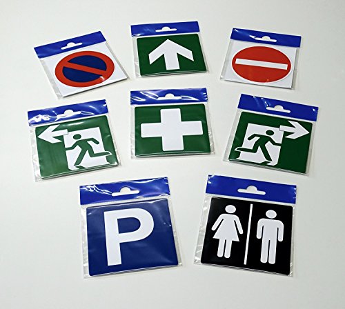 Doorplate handicap symbol,selfsticking 100 x 100