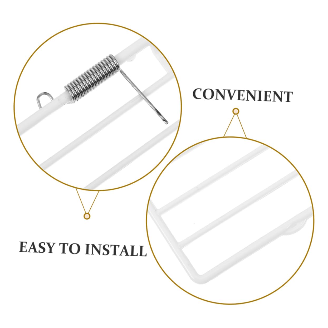 6Pezzi Porte per Gabbie per Uccelli Accessori per Gabbie Facile Installazione e Sicurezza Ottimale Compatibile con Diverse Specie Uccelli Sostituzione