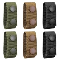 Gürtelschlaufen, Polizei Gürtelschlaufe, Nylon Duty Belt Keeper Mit Doppelten Druckknöpfen, 6 Stück Taktische Sicherheitsgürtel, Elastische Gürtelhalter