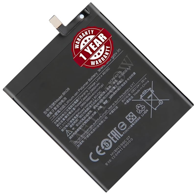 Image of Original BN39 Battery Compatible for Xiaomi Mi Play - (3000mAh) - 1 Year Warranty JK1
