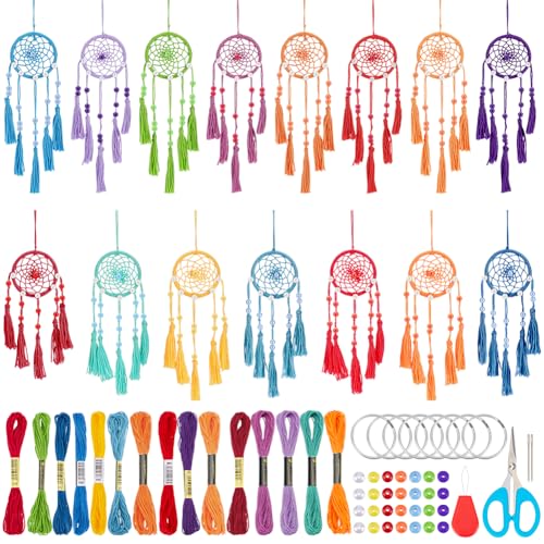 Attrape-rêves fait à la main : kit de 15 pièces faciles à assembler avec instructions