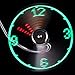 Anysecu USB Clock Fan with Real Time Clock LED Light - Cool Gadget (silver 1pcs)