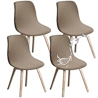 Coprisedie Elasticizzati JUNZHE - Spandex Stampato Per Sala Da Pranzo E Feste, Set Di 2