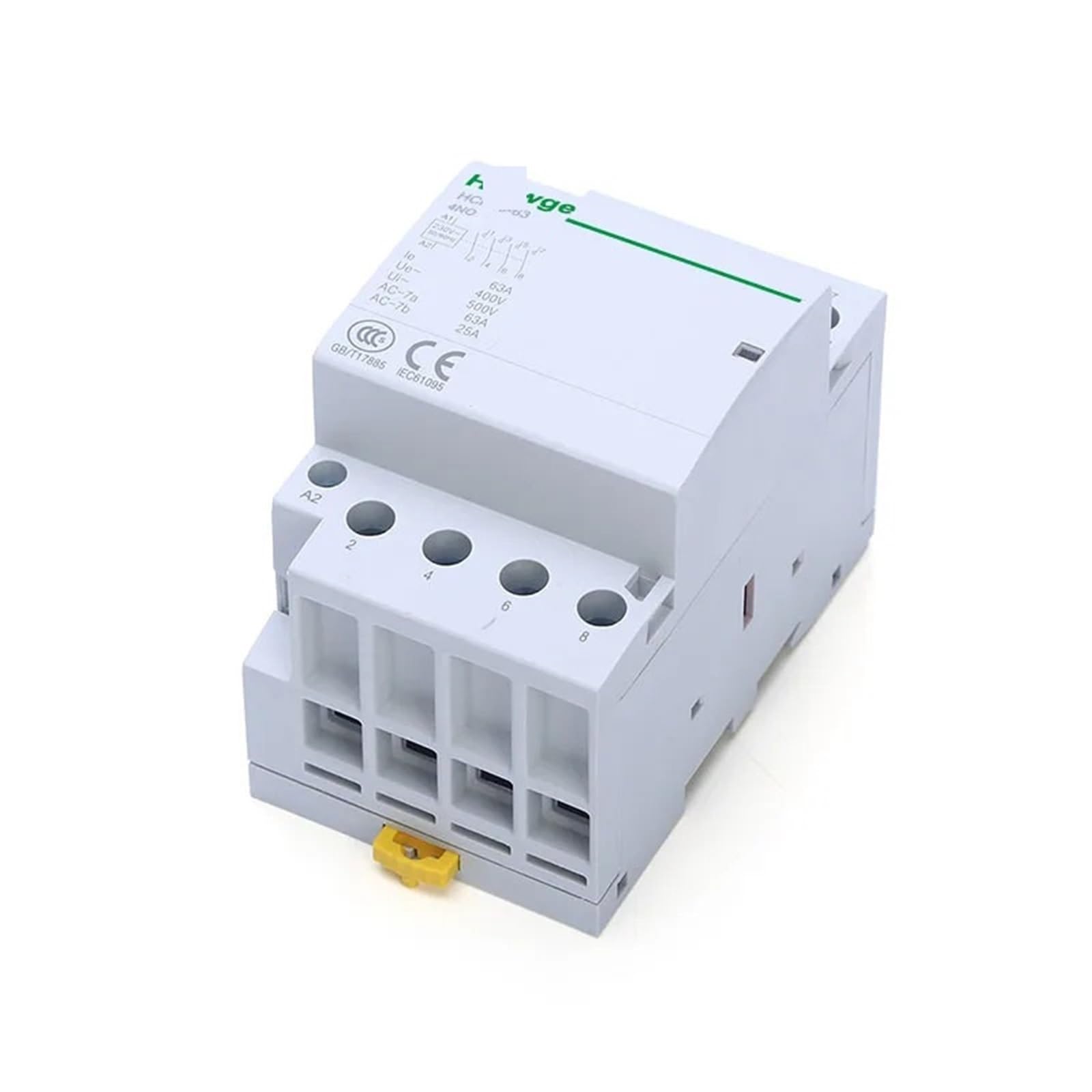 Stycznik modułowy 40 A 100 A 4P 63 A 4 NO NC 2 NO 220 V 110 24 automatyczna szyna domowa typ szyny DIN ICT 50/60 Hz (4P 40A 4NO AC230V)