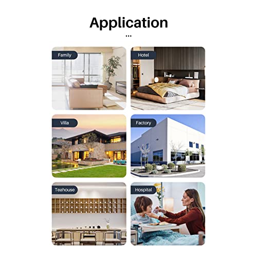 Voice Intercom Doorbell, Home Intelligent Interphone Long 1000m Long Distance Wireless Distance Doorbell USB Charging - Image 3