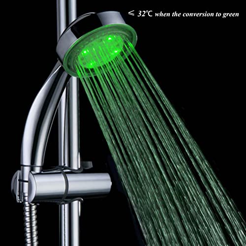 Cabezal de Ducha LED Cambia Color Ahorro Agua miniatura 2