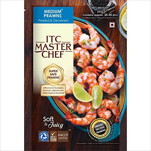 ITC Master Chef Medium Prawns, 200 g