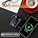 SEINXON Wallet Tracker (iOS Only) IP68 Thin Item Finder Card Luggage Located Bluetooth Works with Apple Find My APP & Network - Wireless Charger (Slim)