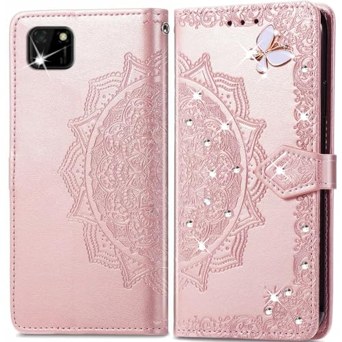 Funda para Huawei Y5P/Honor 9S,Función de Soporte, Billetera con Tapa Tarjetas,PU Cuero Carcasa Flip Case Cover para Huawei Y5P/Honor 9S