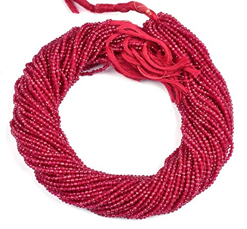 Pierres précieuses rouge jade en perles rondelles pour réussir vos colliers et bracelets DIY