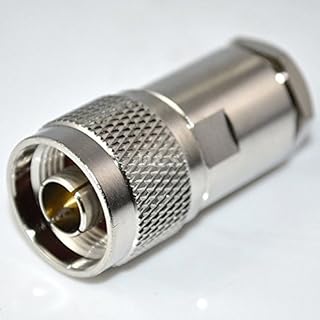 N Male Plug Clamp Straight for Cable RG8 RG165 RG213 RFC400 RF Connector Adapter